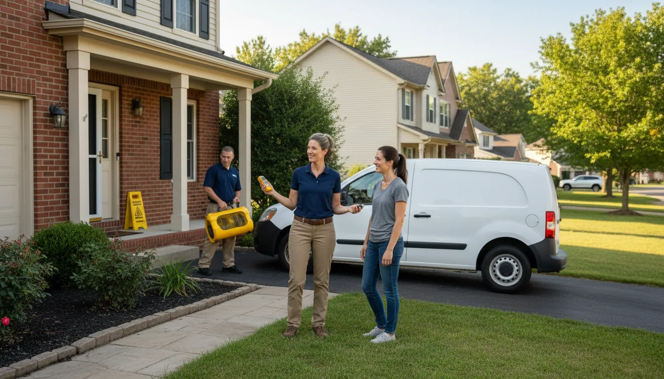 Residential water damage restoration in Garnett, SC